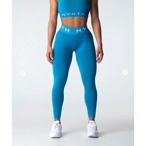 NVGTN Sport Seamless Leggings — Lagoon | Size Large | Great Condition